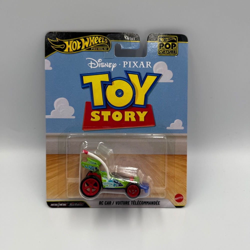 Hot Wheels Premium Pop Culture Disney Pixar Toy Story RC Car Real Riders HKD63
